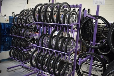 wheels and tires in the van raam factory wheels and tires in the van raam factory